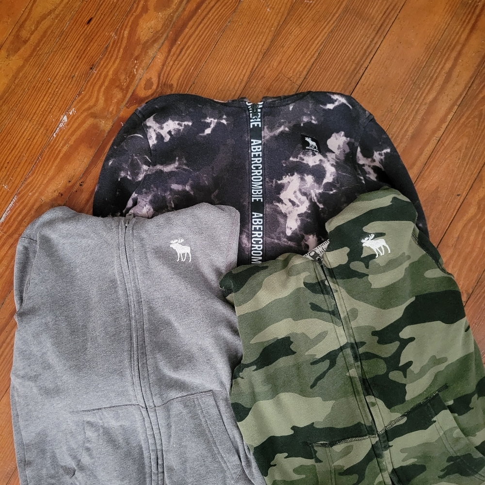 3 Abercrombie kids 11-12 zip up hoddie